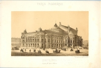 Le Nouvel Opera Литография (конец XIX века), Париж артикул 2136c.