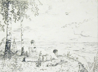Волга Литография (первая половина XX века), Россия артикул 2194c.