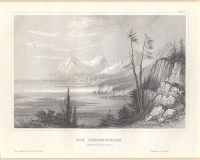 Die Thermopylen (Griechenland) Офорт (середина XIX века, Германия) артикул 2226c.
