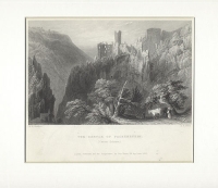 The Castle of Falkenstein Гравюра (первая половина XIX века), Англия артикул 2234c.